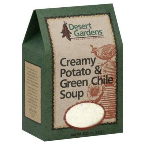 Soup Creamy Green Chile & Potato 8 oz - calories, carbs, nutrition