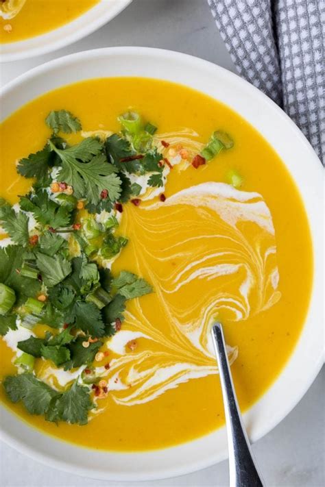 Soup Curried Butternut Squash 12 oz - calories, carbs, nutrition