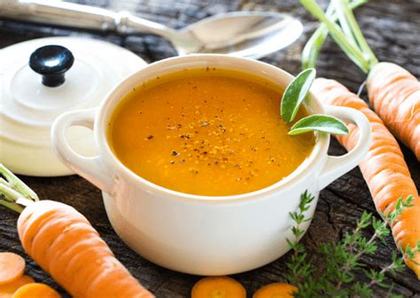 Soup Curried Carrot 16 oz - calories, carbs, nutrition