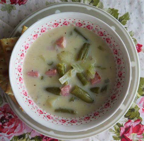 Soup Ham Potato String Bean (Bostwick) - calories, carbs, nutrition