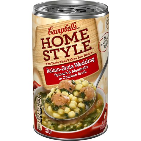 Soup Italian Wedding Turkey Campbells 6 oz - calories, carbs, nutrition