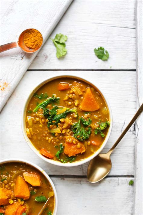 Soup Lentil & Potato Curried 12 oz - calories, carbs, nutrition