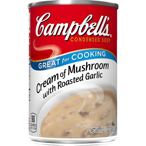 Soup Mushroom & Roasted Garlic 6 oz - calories, carbs, nutrition