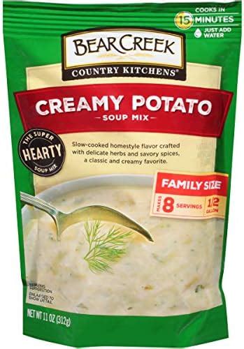 Soup Potato Creamy 8 oz - calories, carbs, nutrition