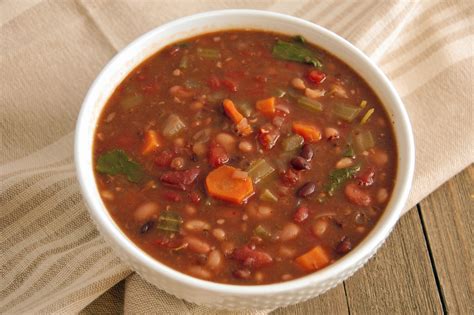 Soup Seven Bean Vegetarian FRZ 12 oz - calories, carbs, nutrition