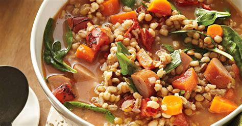 Soup Toasted Barley & Lentil 6 oz - calories, carbs, nutrition