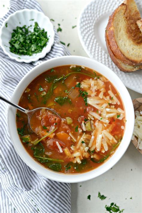 Soup Tomato Florentine Rice Bruschetta 8 oz - calories, carbs, nutrition