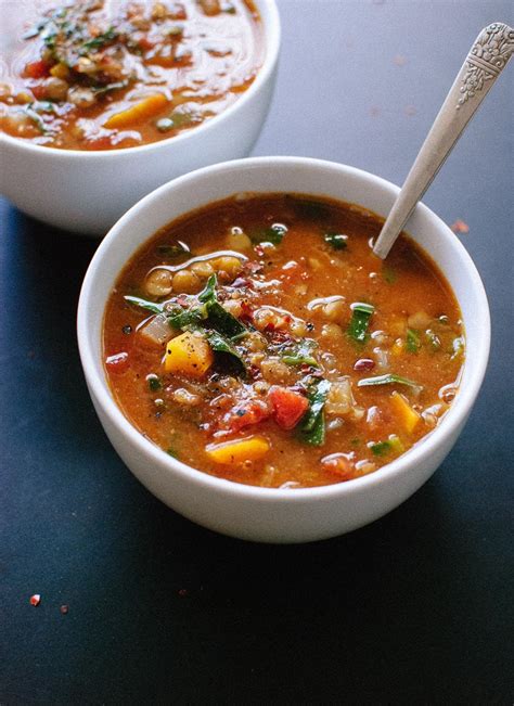 Soup Tomato Lentil Spicy 8 oz - calories, carbs, nutrition