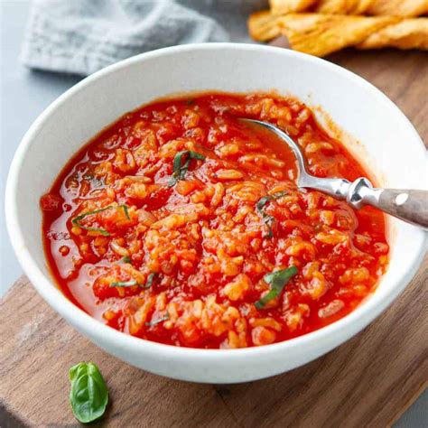 Soup Tomato Rice 6 oz - calories, carbs, nutrition