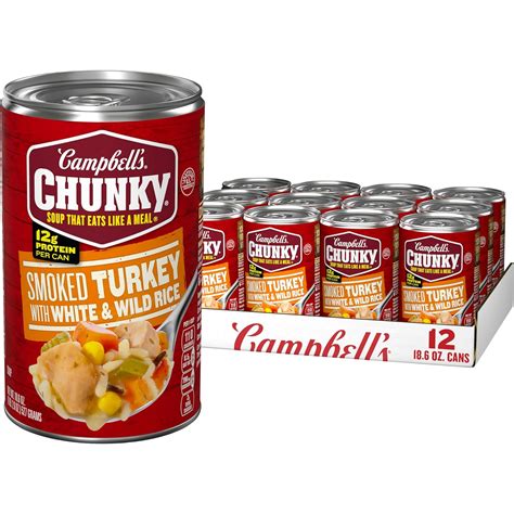 Soup Turkey Rice Campbells 16 oz - calories, carbs, nutrition