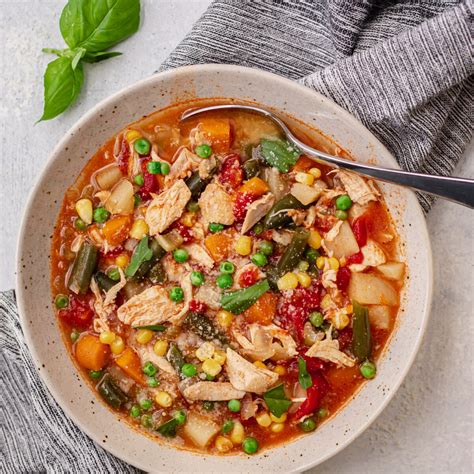 Soup Vegetable Chicken (Bostwick) - calories, carbs, nutrition