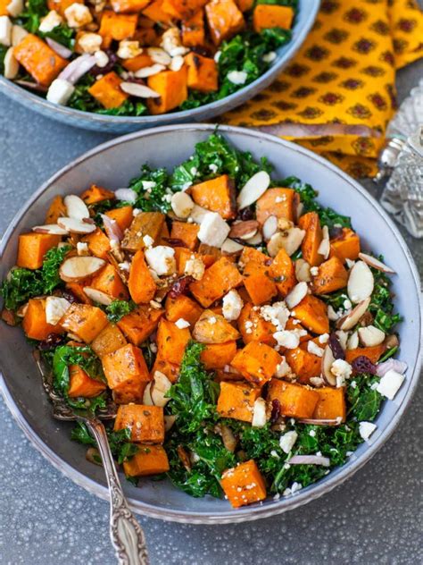 Southern Kale and Sweet Potato Salad - calories, carbs, nutrition