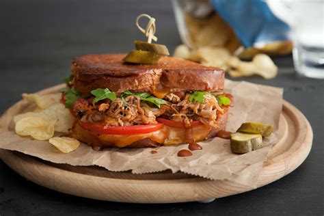 Southern Pork Grilled Cheese on White - calories, carbs, nutrition