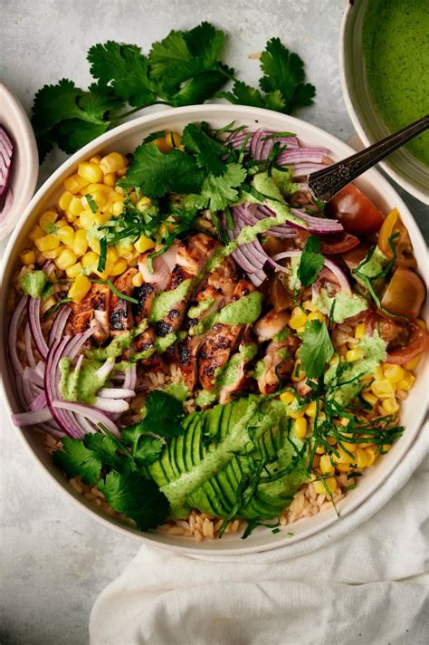 Southwest Chicken Bowl - calories, carbs, nutrition