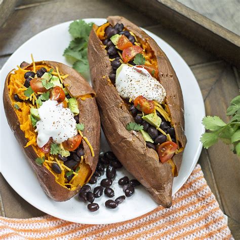 Southwest Stuffed Sweet Potatoes - calories, carbs, nutrition