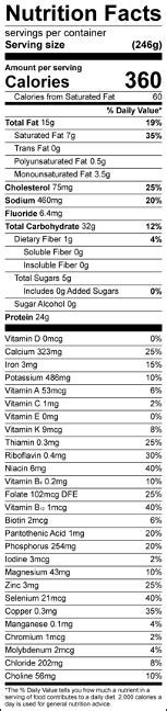 Southwest Ziti - calories, carbs, nutrition