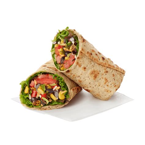 Southwestern Vegetable Wrap - calories, carbs, nutrition