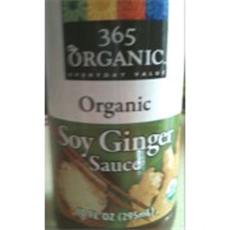 Soy & Ginger Sauce - calories, carbs, nutrition