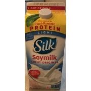 Soymilk, Light (Silk) - calories, carbs, nutrition