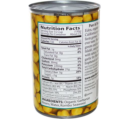 Spanish-Style Garbanzo Beans - calories, carbs, nutrition