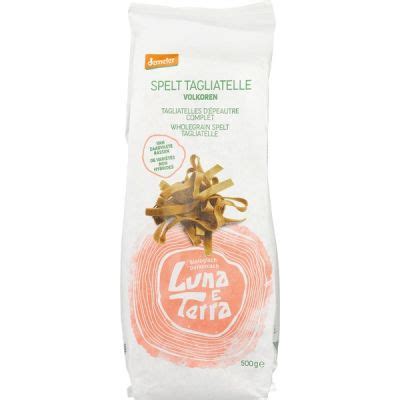 Spelt volkoren tagliatelle 9 mm - calories, carbs, nutrition