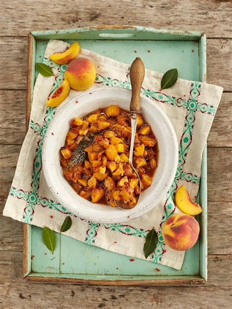 Spiced Peach Chutney - calories, carbs, nutrition