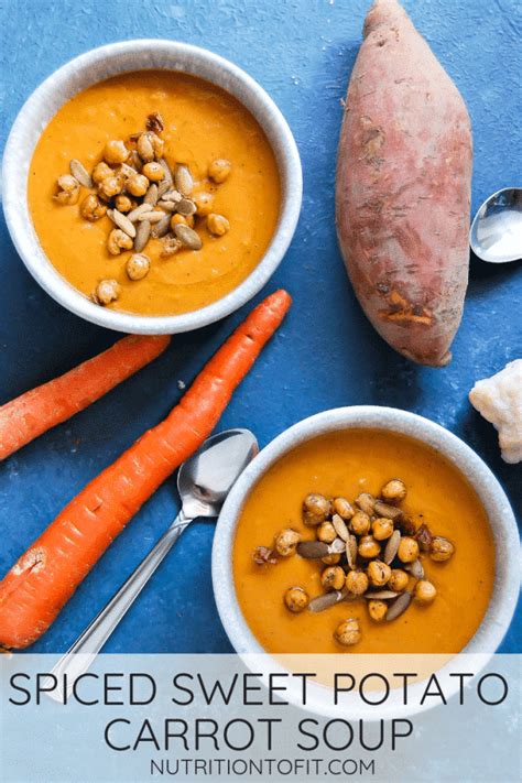 Spiced Sweet Potato Soup - calories, carbs, nutrition