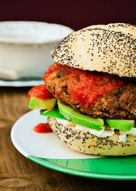 Spicy Bean Burger in Seeded Bun - calories, carbs, nutrition