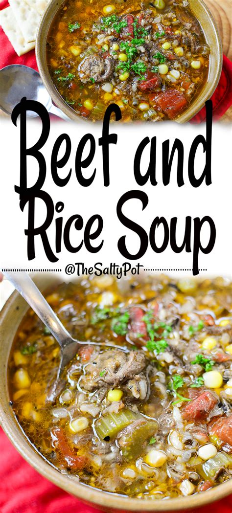 Spicy Beef & Rice Soup - calories, carbs, nutrition