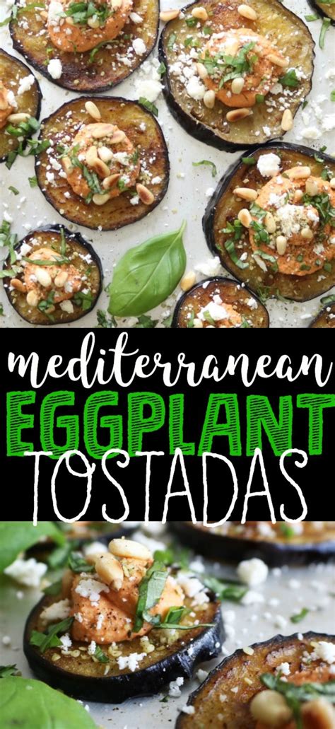Spicy Eggplant & Pepper Tostadas - calories, carbs, nutrition