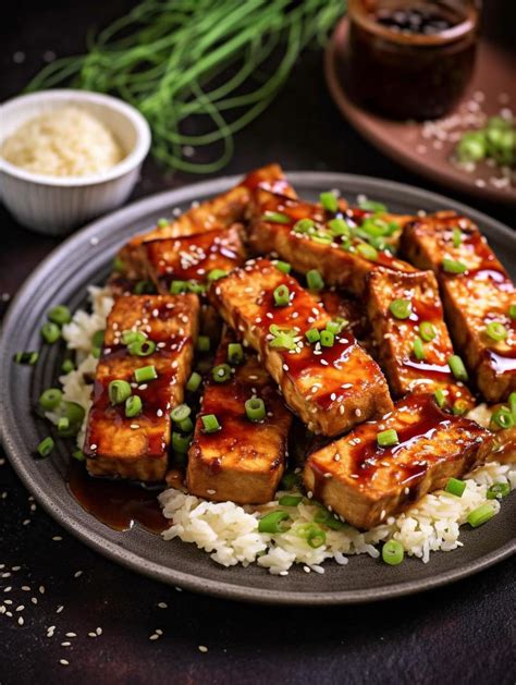 Spicy Ginger Sesame Tofu - calories, carbs, nutrition