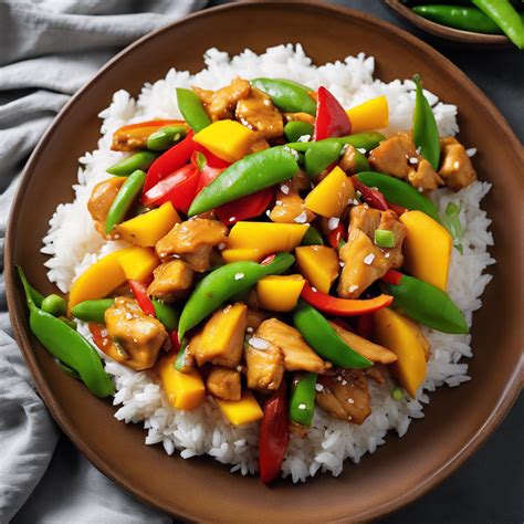 Spicy Mango Chicken Stir Fry - calories, carbs, nutrition