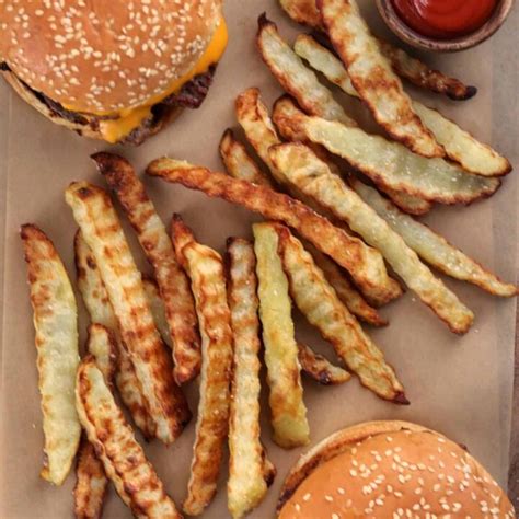 Spicy Oven Baked Potato Crinkle Fries - calories, carbs, nutrition