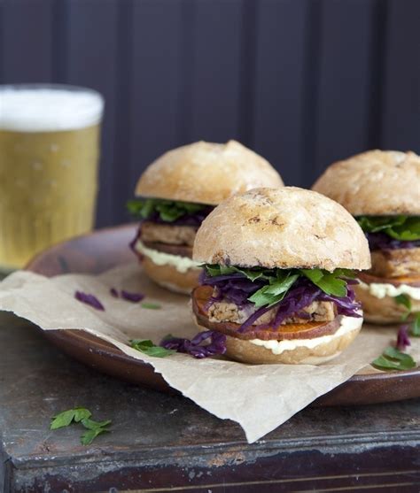 Spicy Tofu Plum Sliders - calories, carbs, nutrition