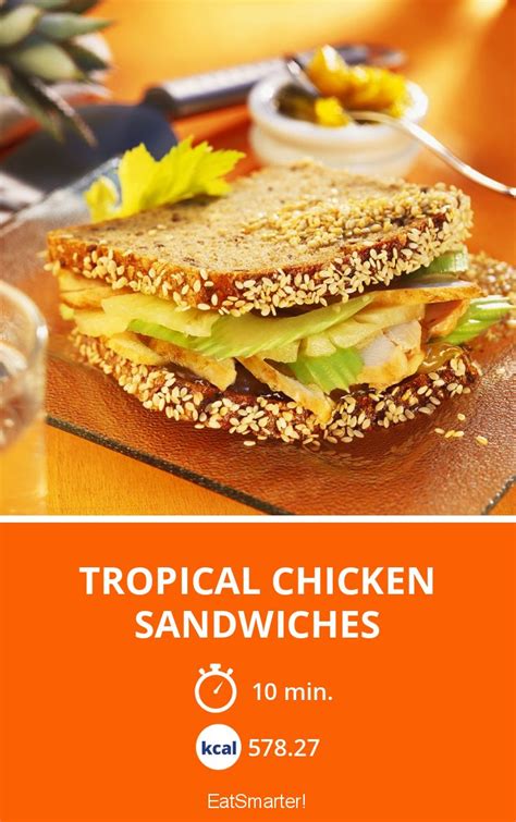 Spicy Tropical Chicken Sandwich - calories, carbs, nutrition