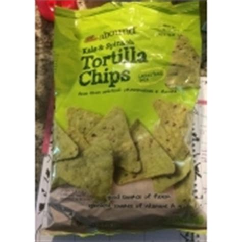 Spinach Tortilla Chips - calories, carbs, nutrition