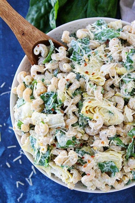 Spinach and Artichoke Pasta Salad - calories, carbs, nutrition