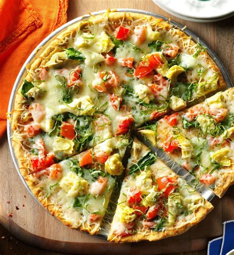 Spinach and Artichoke Pizza (10") - calories, carbs, nutrition