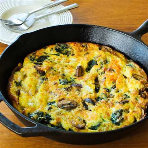 Spinach and Mushroom Frittata (8428.0) - calories, carbs, nutrition