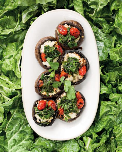 Spinach and Ricotta Stuffed Portobello Mushroom Burger - calories, carbs, nutrition