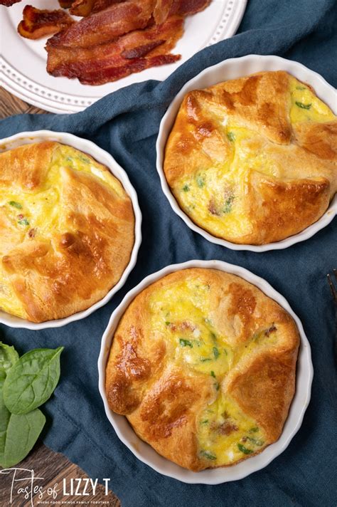 Spinach Bacon Egg Souffle - calories, carbs, nutrition