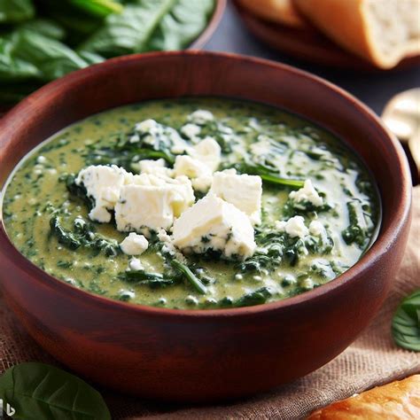 Spinach Feta Soup - calories, carbs, nutrition