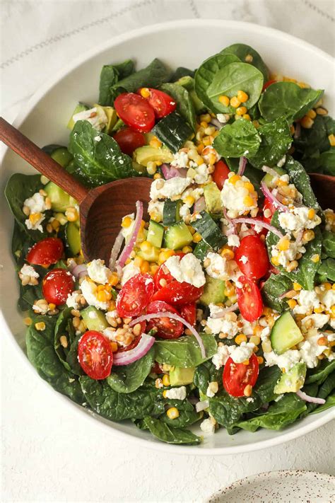 Spinach Goat Cheese Salad - calories, carbs, nutrition