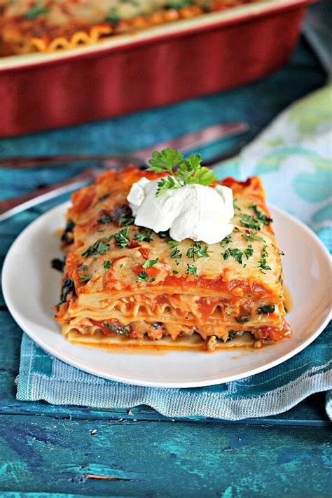 Spinach Lasagna - calories, carbs, nutrition