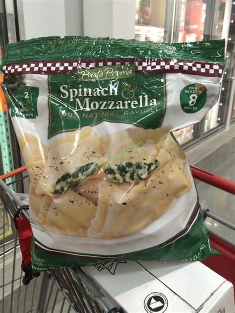 Spinach & Mozzarella Ravioli - calories, carbs, nutrition