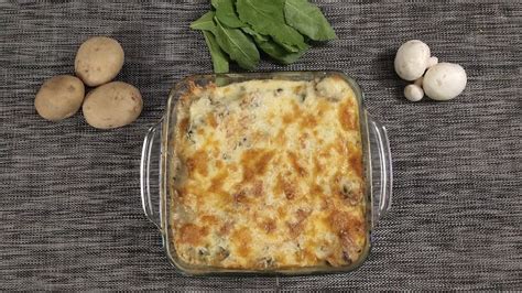 Spinach, Mushroom and Potato Pot - calories, carbs, nutrition