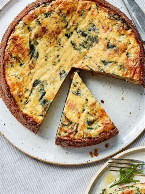 Spinach Quiche - calories, carbs, nutrition