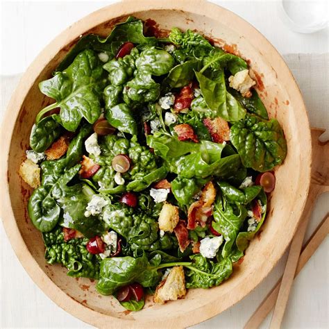 Spinach Salad w/Bacon & Parmesan - calories, carbs, nutrition