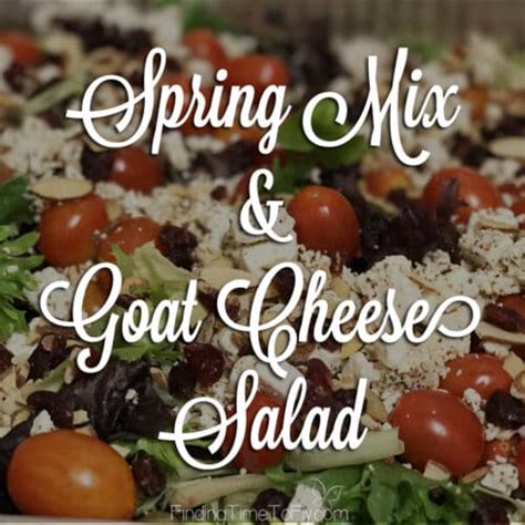 Spring Mix, Goat Cheese, Almonds - calories, carbs, nutrition