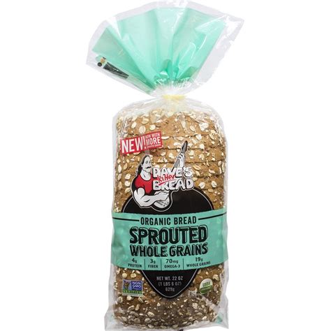 Sprouted Whole Wheat Bread - calories, carbs, nutrition